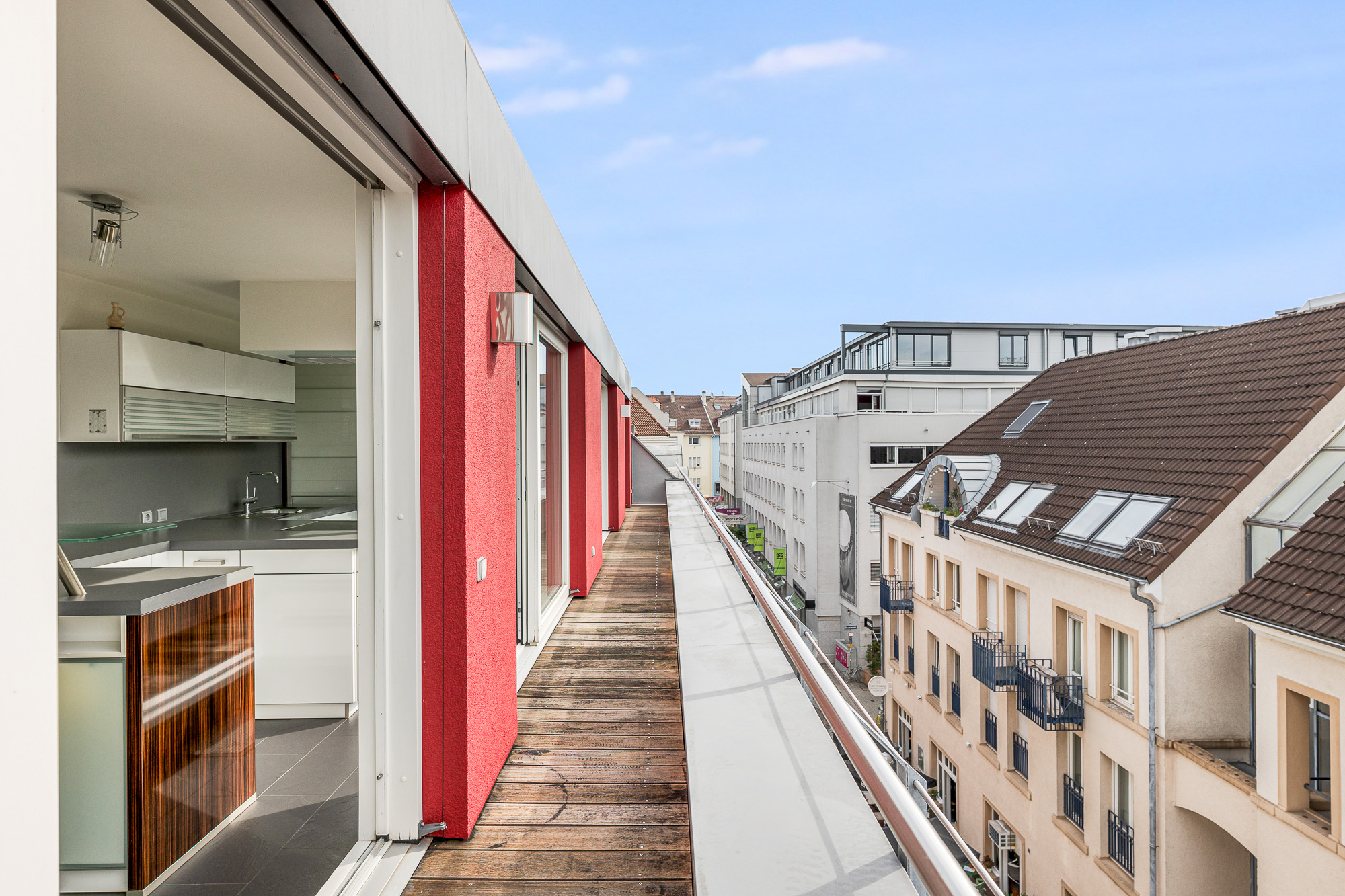 Terrasse Küche zur Erbprinzenstr