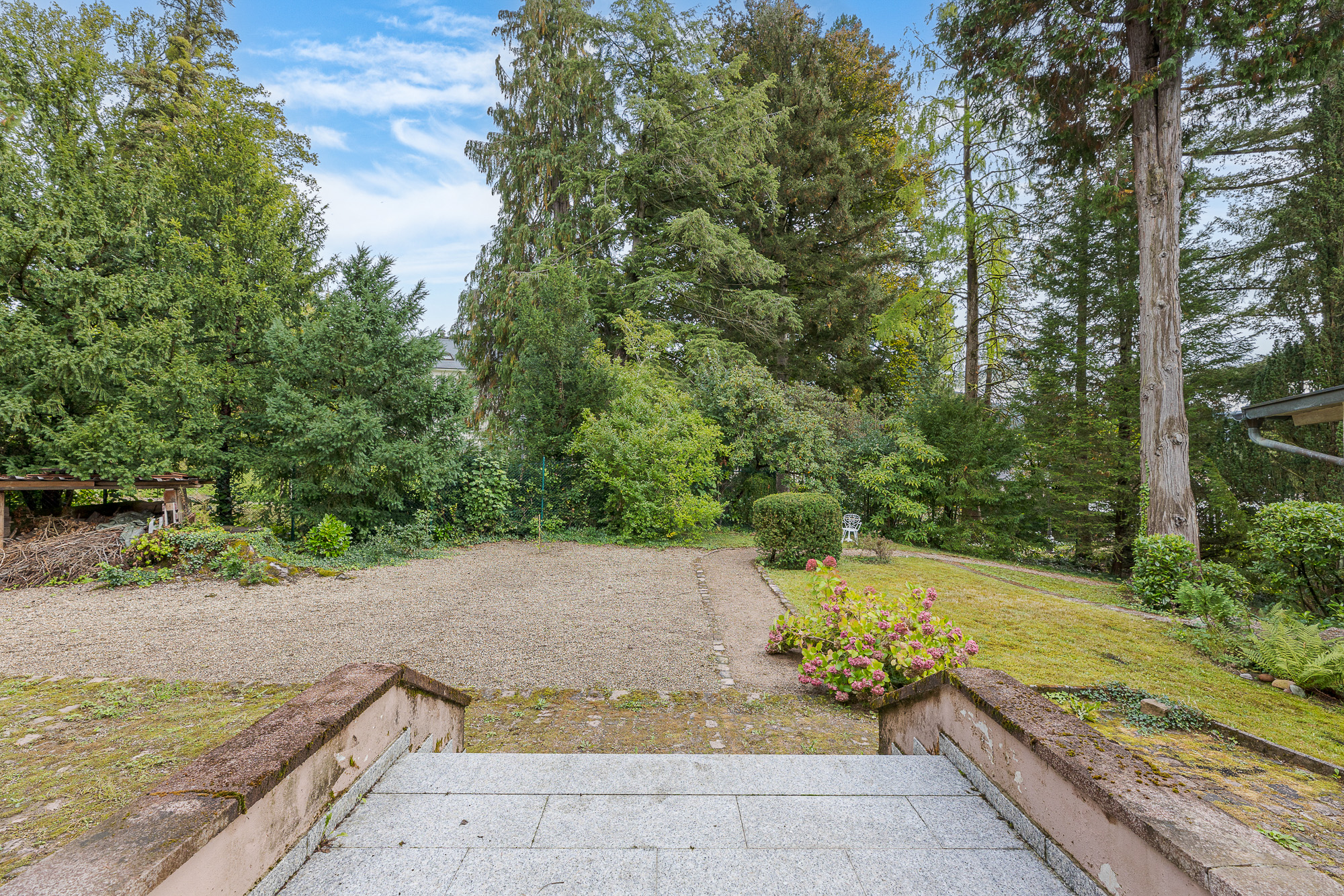 Bibliothek Zugang Garten