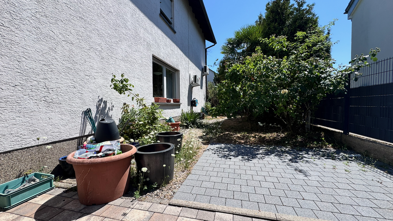 Eingang Garten Stellplatz