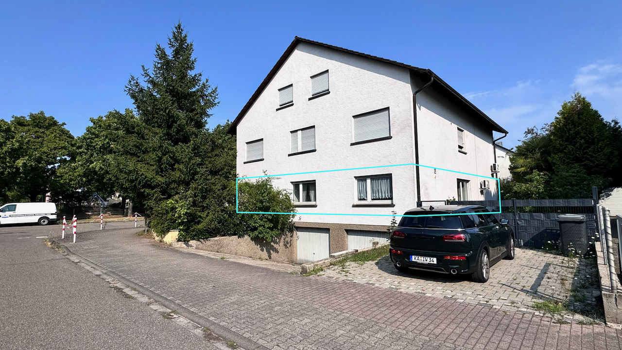Garagenabfahrt: Stellplatz